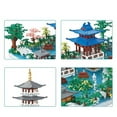 thumbnail image 5 of Hangzhou West Lake Architecture Building Sets, Kimiangel 5186PCS Mini Building Blocks Architecture Model Micro Blocks Toys Gifts for Kids Adults, Blossom Tree Building Set, 5 of 7