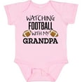 thumbnail image 3 of Inktastic Watching Football with My Grandpa Boys or Girls Baby Bodysuit, 3 of 5