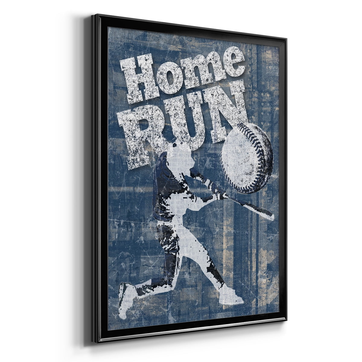 Home Run Hitter Premium Framed Print - Ready to Hang