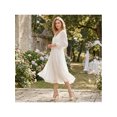 thumbnail image 6 of BLISSFUL STEP Women's Shoes Satin Stiletto Heels Lace Up Open Toe Sandals Champagne 9, 6 of 7
