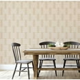 thumbnail image 5 of S4sassy Self-Stick Decorative Boho Wallpaper, Tribal Print Wall Paper, Textured Vinyl Waterproof Contact Paper, Beige, 25"x360"inch Removable Renter Friendly Wall Covering For Bedroom, Dining room, 5 of 9