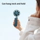 thumbnail image 4 of Ventilador, ventilador de techo, ventilador de escritorio, ventilador portátil, nuevo ventilador enrollable en tu cuerpo, mini ventilador portátil recargable para exteriores, práctico para llevar, ban, 4 of 9
