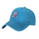 thumbnail image 4 of Gorra de béisbol japonesa Dirty Bunny Sonic Youth, gorra de mezclilla desgastada retro con cierre a presión, gorra unisex de verano para exteriores, 4 of 5