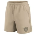 thumbnail image 2 of Unisex Fanatics Khaki Las Vegas Raiders Elements Super Soft Fleece Shorts, 2 of 3