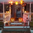 thumbnail image 6 of DUNCHATY Giant 21" Glowing Pumpkin LED Decor, Halloween Decorations, Waterproof & Spooky Outdoor Halloween Light for Haunted House, Lawn, Pathway, 6 of 8