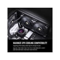 thumbnail image 3 of Thermaltake TOUGHLIQUID Ultra 280 CPU Liquid Cooler, AMD(AM5/AM4) Intel(LGA 1700/1200), 2.1 Inch Rotational LCD Display 2000RPM Radiator Fan, TT RGB Plus 2.0. Software, CL-W374-PL14BL-A, 3 of 5