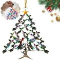 thumbnail image 5 of Hummingbird Christmas Ornament, 2025 New Stacking Hummi ngbird Ornaments, 5 of 9