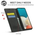 thumbnail image 7 of Allytech Galaxy A53 5G Case, PU Leather Slim Fit Folding Stand Shock Absorption Anti-scratch Protection Cards Holder Cash Pocket Wallet Case Cover for Samsung Galaxy A53 5G, Black, 7 of 7