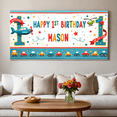 thumbnail image 6 of Yatrandify Airplane Themed Happy Birthday Banner Colorful Transportation Decoration Kids Party Banner for First Birthday Party Celebration Photo Prop Indoor Decoration, 6 of 7