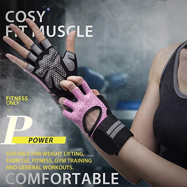 Gants De Sport Ihuan Respirants Avec Soutien De Poignet – Protection Complète Des Paumes, Pour Haltérophilie, Traction, Crossfit, Homme Et Femme