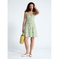 thumbnail image 2 of Free Assembly Women's Tiered Smocked Mini Dress, XS-XXL, 2 of 6