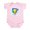 Petal Pink, variant on CafePress - Hot Air Balloon Infant Bodysuit - Baby Light Bodysuit, Size Newborn - 24 Months