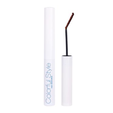 keusn 4 colors colorful mini mascara waterproof sweaterproof mascara slender curly small brush mascara 3.5ml