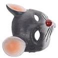 thumbnail image 3 of BRIGHTFUFU Máscara de carnaval 3D de ratón, cubrebocas para fiesta, cosplay, Halloween, suministros para niños y adultos (gris), 3 of 8