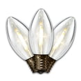 thumbnail image 1 of Holiday Bright Lights 9009331 Smooth Filament LED C9 Christmas Light Bulbs, Pure White, 1 of 1