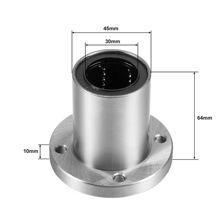 送料無料の商品 LM30UU Dia Bore 30mm Bearings, Ball Linear Flange Round ベアリング・ボール・ブッシング