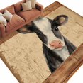 thumbnail image 6 of Farmhouse Cow Area Rug 8x10 Washable Rug Non Slip Country Vintage Animals Wooden Grain Large Area Rug Soft Stainresistant Indoor Floor Carpet for Living Room Bedroom Home Office Dining Room Nursery, 6 of 8