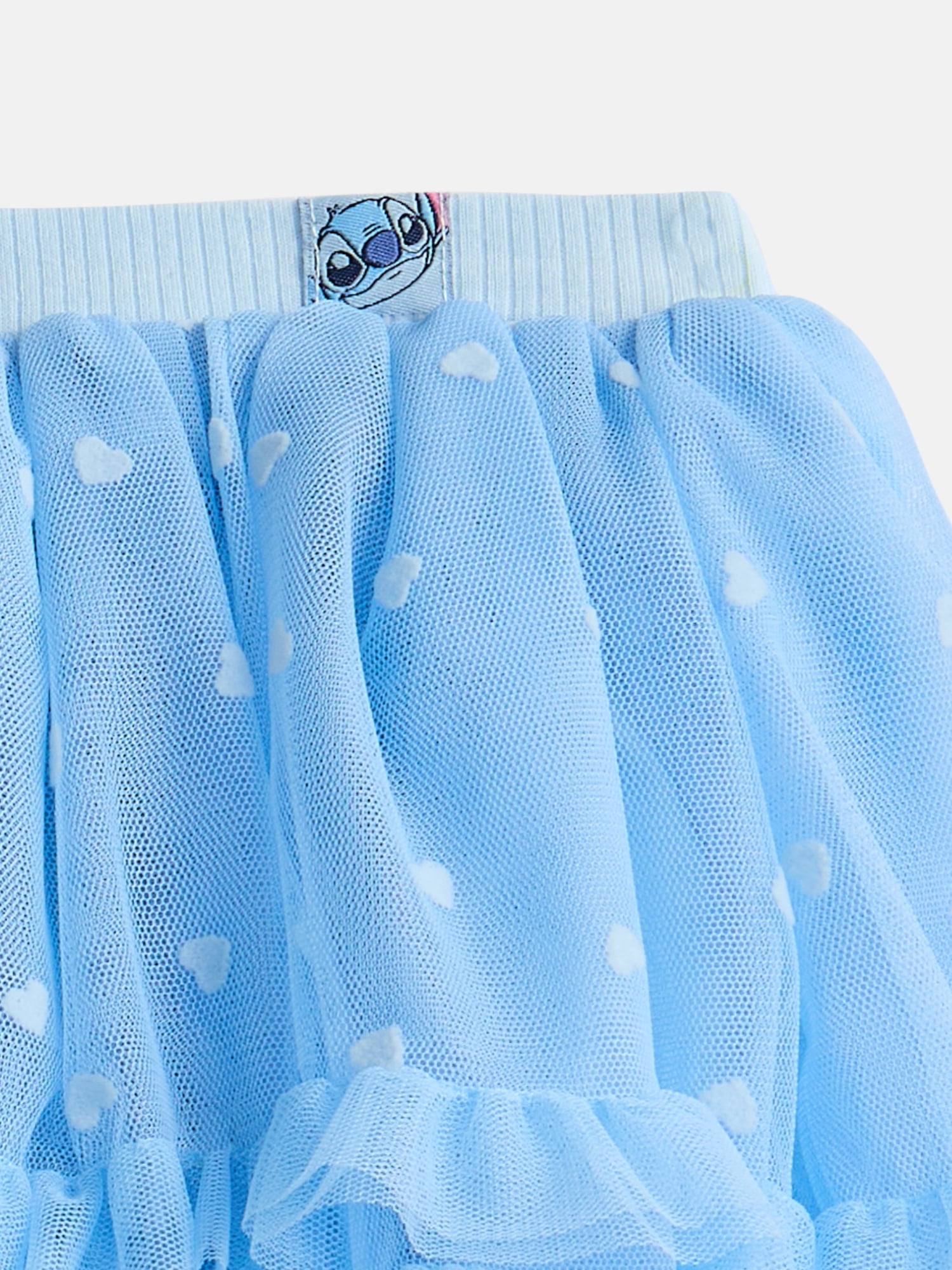 Stitch Baby Girls Bodysuit & Skirt Set with Bow Headband, 3-Piece, 0/3M-24M