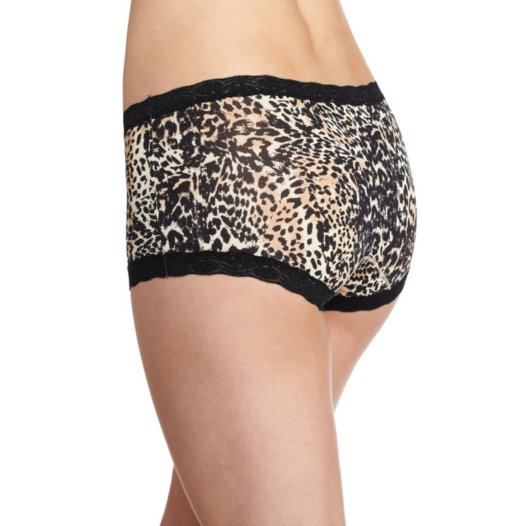 Women's Maidenform 40760 Classics Hip Fit Micro with Lace Boyshort Panty 
