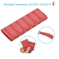thumbnail image 3 of Uxcell Couteau de Coupe Manche Rétractable Antidérapant, Motif Ovale Rouge 2.2"x4.9", 3 of 6