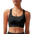 thumbnail image 1 of Sujetador deportivo RUNNING GIRL con soporte de alto impacto negro, talla M, 1 of 6