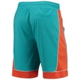 thumbnail image 3 of Men's Starter Aqua/Orange Miami Dolphins Fan Favorite Fashion Shorts, 3 of 3