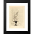 thumbnail image 2 of Odilon Redon 11x14 Black Modern Framed Museum Art Print Titled - Sometimes There is an Old Bottle that Remembers, Where a Lively a Bit that Comes Back (1890), 2 of 5