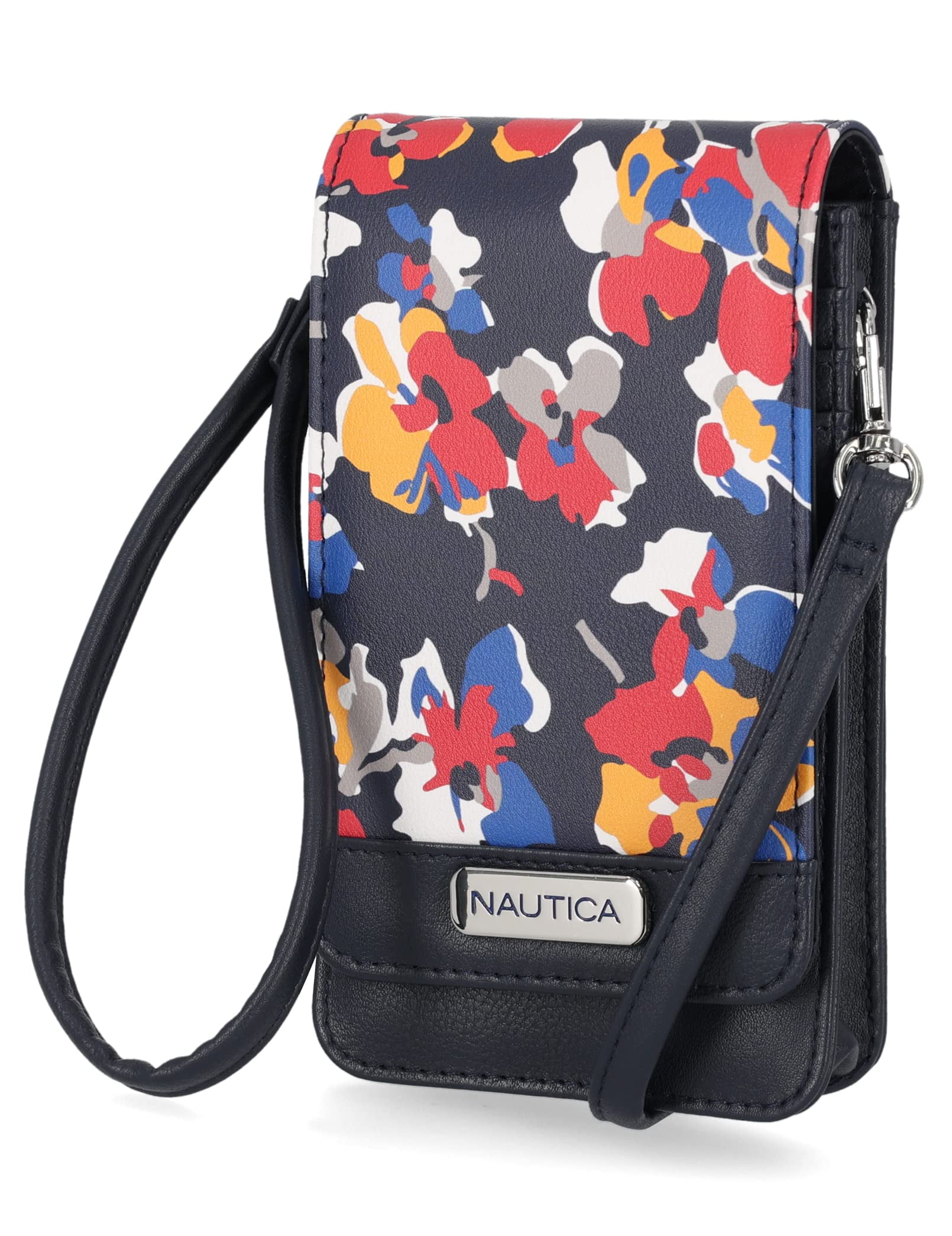 Nautica Catalina Vegan Leather RFID Womens Crossbody Cell Phone Purse