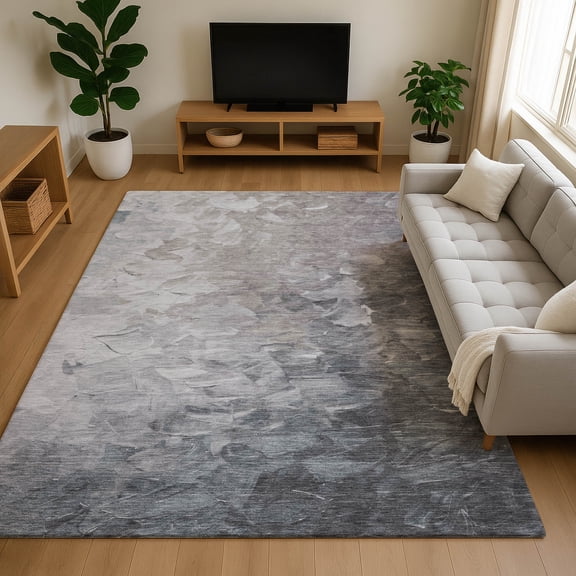 Addison Rugs Mayfield Premium Machine Washable Transitional Abstract Taupe Rectangle Rug, 10' X 14' Machine Washable Transitional Abstract Taupe Oversized Sherpa Throw Blanket