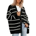 thumbnail image 1 of GHSDFBB Women's Cardigan 2023 Open Front Oversized Button Lightweight Sweaters V Neck Loose Cardigans Knit Outwear, 1 of 5