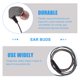thumbnail image 5 of NUOLUX Auriculares Con Cable Tipo C Con Subwoofer Y Gancho Flexible Para Ejercicio Y Negro, 5 of 6
