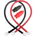 thumbnail image 1 of 4 x Battery Connection 50 A Plug, 50 A 600 V Quick Connect Battery Connector Quick Connection Plug for Winch or Trailer, Car, High Current Connector (Grey, Red)(T011), 1 of 4