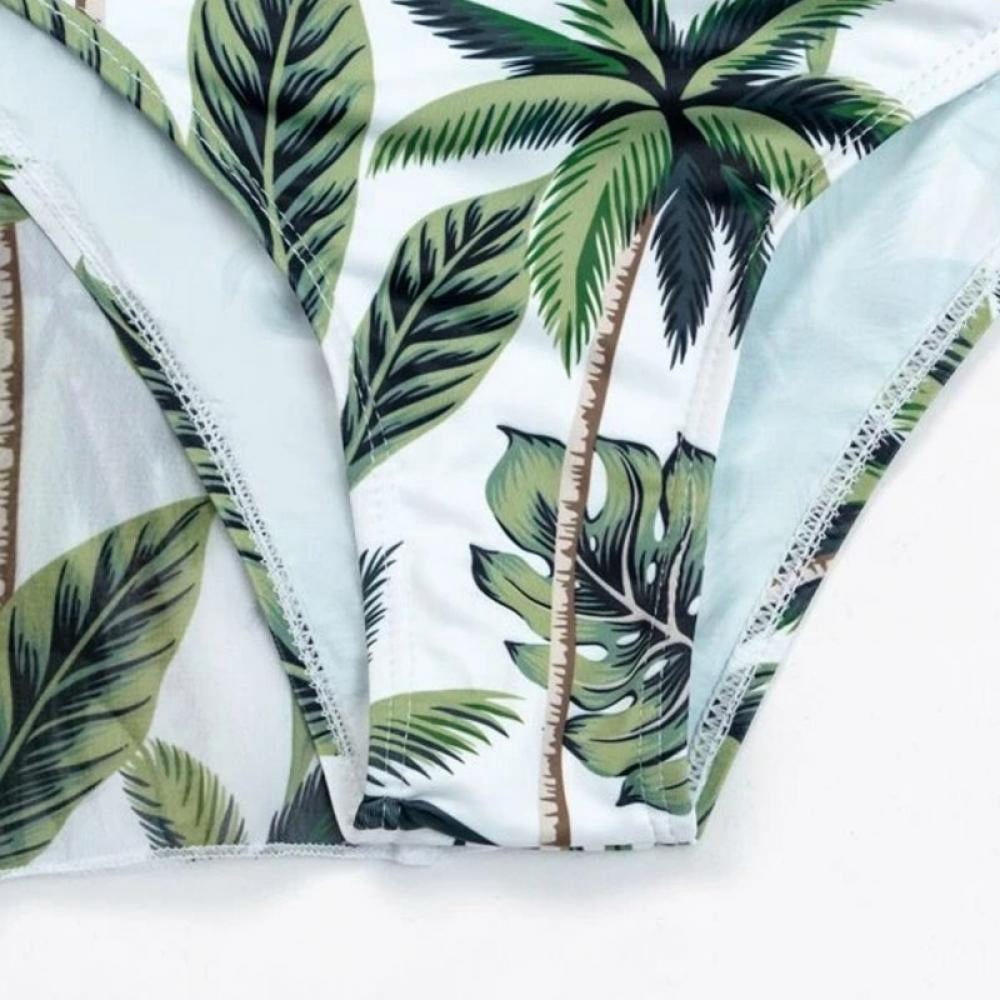 2021 Bikini Women Swimsuit 3 Piece High Waisted Swimsuit with Cover Ups Printed Bikini Bathing Suits Floral Triangle High Waist Bikini