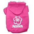 thumbnail image 4 of Pet, Dog  Cat Hoodie Screen Printed, "Aloha Flower", 4 of 10