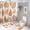 Boho 2, variant on Bathroom Rugs Sets 4 Piece with Shower Curtain, Boho Pattern Printed on Modern Shower Curtains for Bathroom Set, Great for Master Bath Beach House Modern Home, 72 x 72 inches