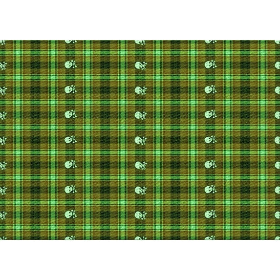 Ahgly Company Machine Washable Indoor Rectangle Transitional Army Green Area Rugs, 2' x 3'