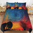 thumbnail image 2 of Duvet Cover Queen Size Galaxy Star Outer Space 3 Pcs Duvet Cover Set Bedding Sets Queen Soft Breathable, 2 of 6