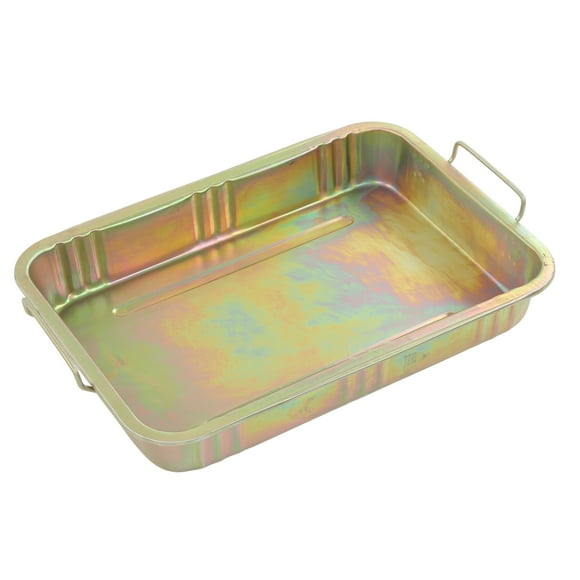 Oil Drain Container,Galvanized Oil Drip Tray Oil Drip Tray Pan Oil Drain Pan Built for Professionals
