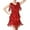 Red, variant on Women's Sparkly Sequin Dress Solid Color Make Dress Formal Dresses Gold