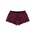 thumbnail image 5 of CHICTRY Mens Casual Loose Fit Boxers Soft Boxer Shorts Underwear Wine Red L, 5 of 7