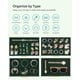 thumbnail image 4 of Joyero SONGMICS, organizador de 4 capas con tapa de cristal, color verde bosque, 4 of 8