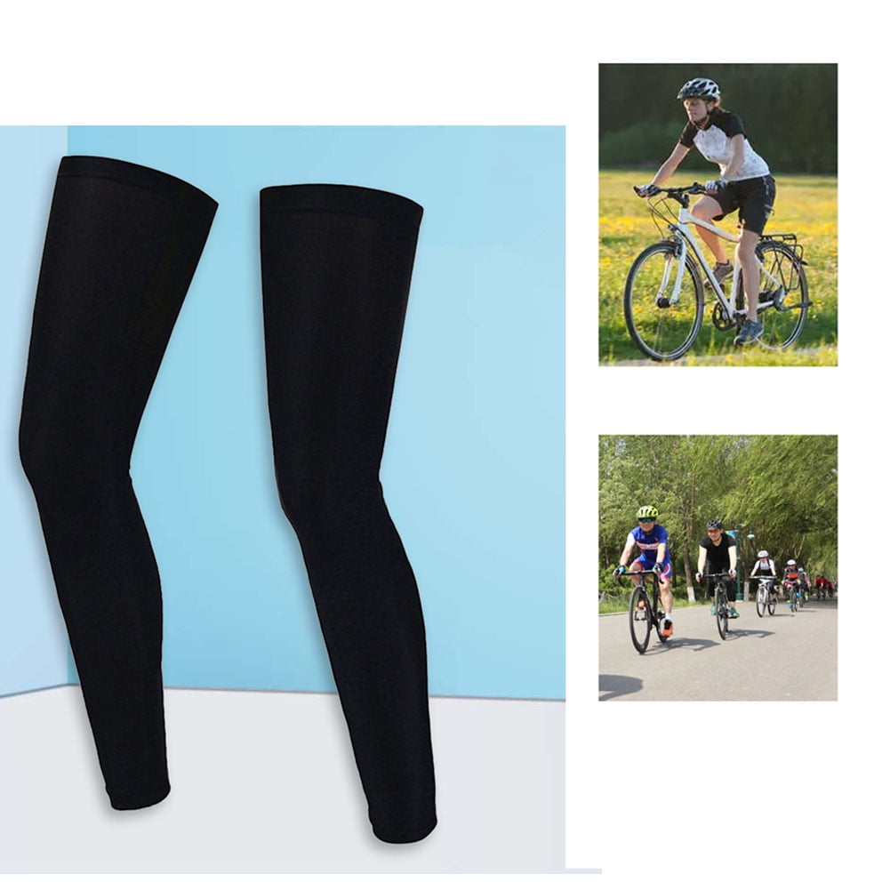Zhaomeidaxi 1Pair Leg Sleeve Full Length Leg Sleeves Sports Cycling Leg