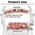 thumbnail image 6 of HELLHERO Easy Fit Rollator Walker Seat and Backrest Rollbar Covers Set Walker Seat Covers Strawberries for Seniors Removable Anti-Slip Cover, 6 of 7