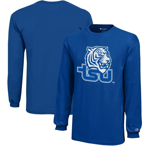 Youth Champion Royal Tennessee State Tigers Jersey Long Sleeve T-Shirt