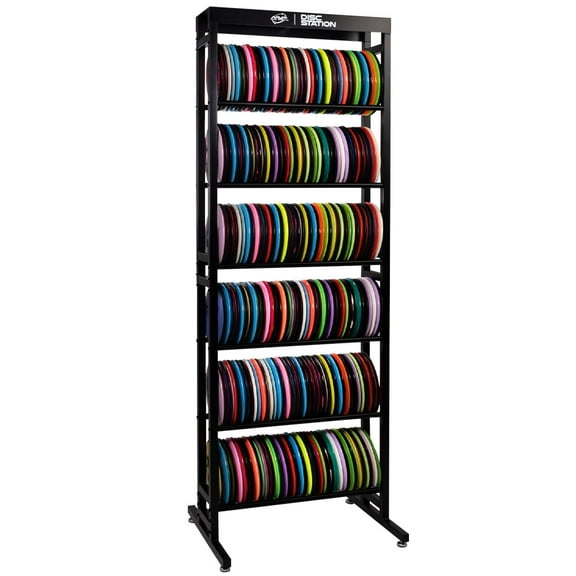 Disc Station Disc Storage Rack (6 Shelf / Black)