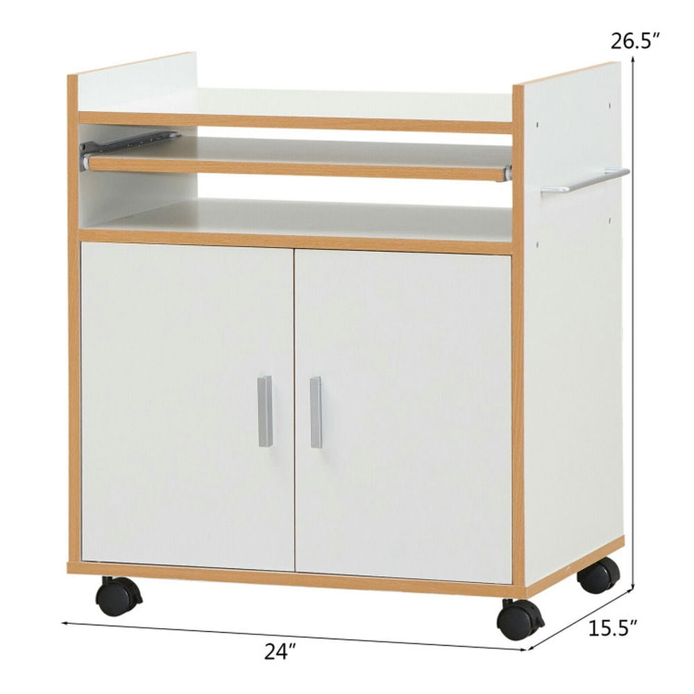 Finihen Rolling Storage Cabinet Cart, Kitchen Island Cart, Kitchen Island on Wheels with Removable Shelf and Towel Rack, for Kitchen, Dining Room, White Finihen Rolling Storage Cabinet Cart, Kitchen Island Cart, Kitchen Island on Wheels with Removable Shelf and Towel Rack, for Kitchen, Dining Room, White