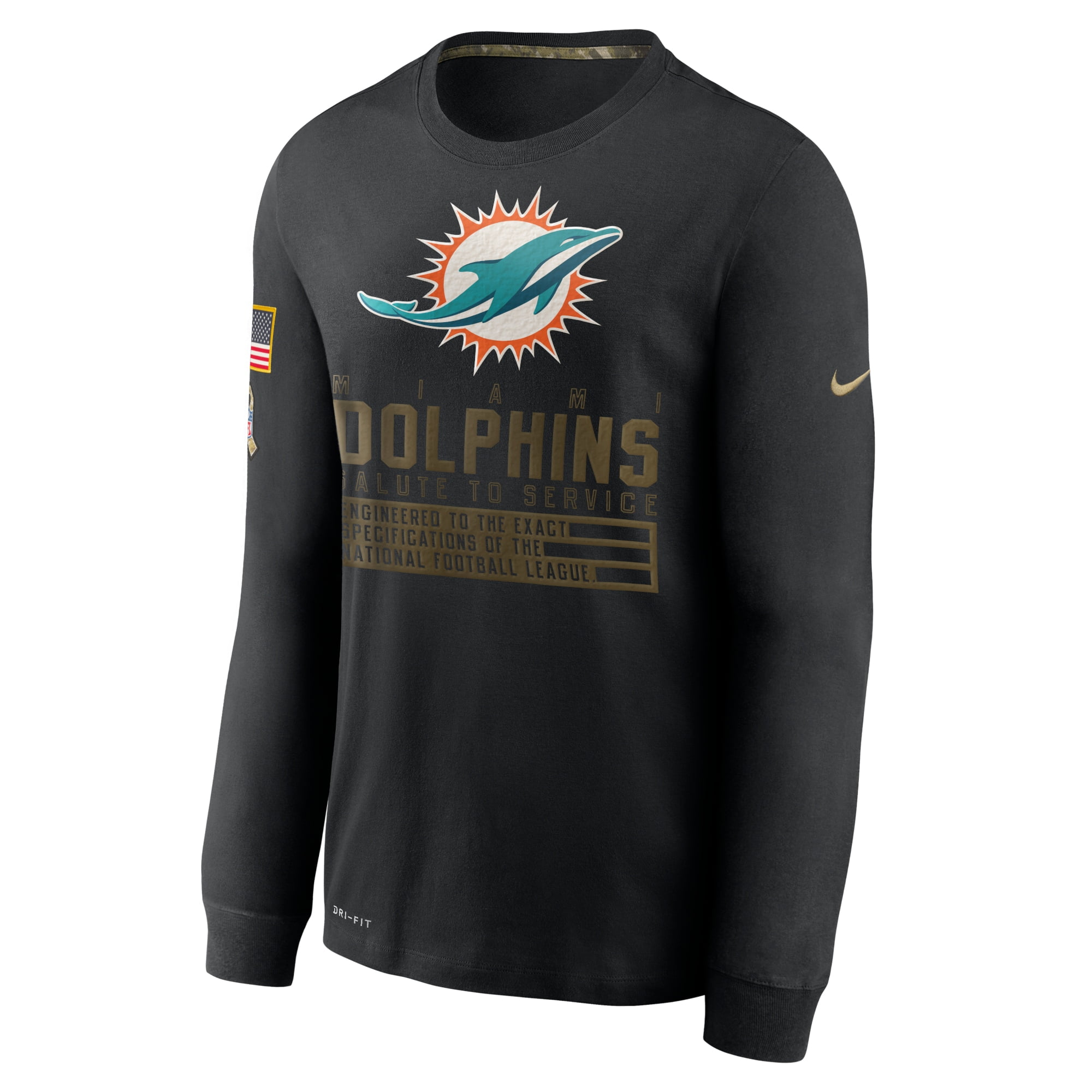 dolphins salute to service shirt