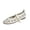 White, variant on SuTry Women's Flat Shoes Round Toe Perforated Cut Out Slip On Breathable PU Leather Comfortable Lightweight Casual Office Daily Walking Flats(41)