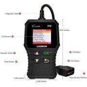 LAUNCH CR319 OBD2 Scanner, Engine Fault Code Reader, Car Diagnostic Scan Tool with Full OBD2 Functions DTC Lookup