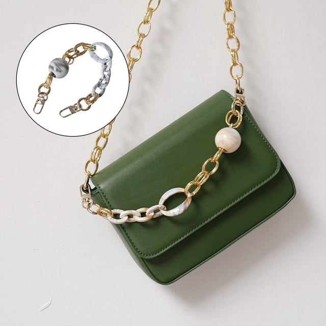 Asas de cadena de bolso de mano Macarena Vintage 12.2 Correa de bolso Gris